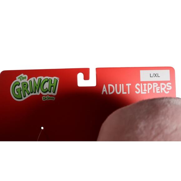 Cindy Lou Who Grinch Pink Slippers Adult L XL - Picture 2 of 6